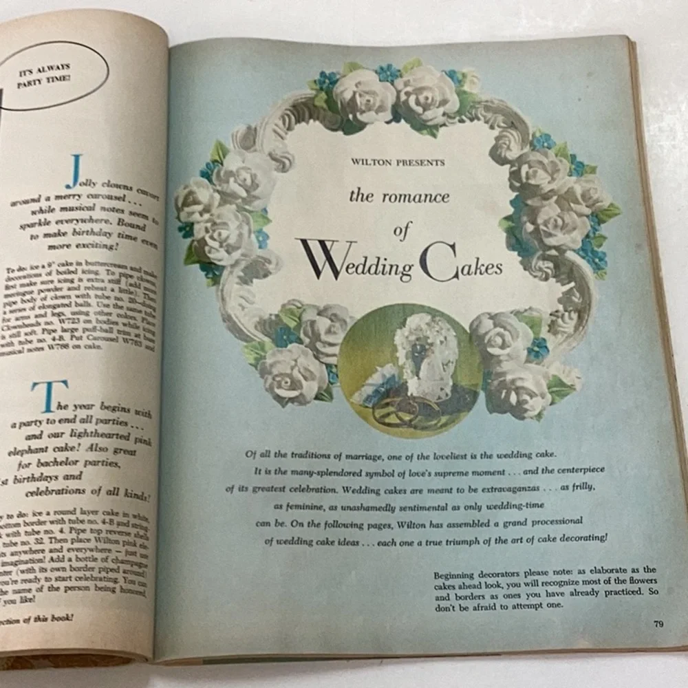 Vintage Cake Decorating Books & Brochures Bundle‎